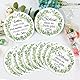 10 Stück Abschiedsgeschenk Erzieherin, Gastgeschenke Hochzeit, Gastgeschenke Geburtstag Schön dass es dich gibt Gastgeschenk Taufe, Geschenkanhänger mit Kegeltüten und Aufkleber Süßigkeiten Tüten
