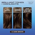 Clairol Nice'n Easy Permanent Hair Dye, 4 Dark Brown Hair Color, Pack of 3 - Image 5