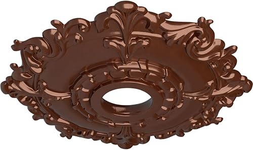Miniatura 116 de Ekena Millwork CM18RL medallón de techo Riley de 18 in (diam. ext.) x 3 1/2 in (diam. int.) x 1 1/2 in, CM18RL