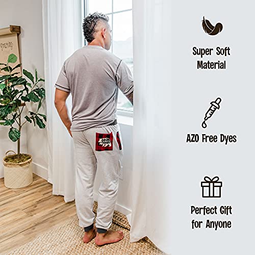 Lazy One Men's Jogger Sweatpants, Cozy, Warm, Pockets, Bigfoot, Mythical (X-Large) #TOP5