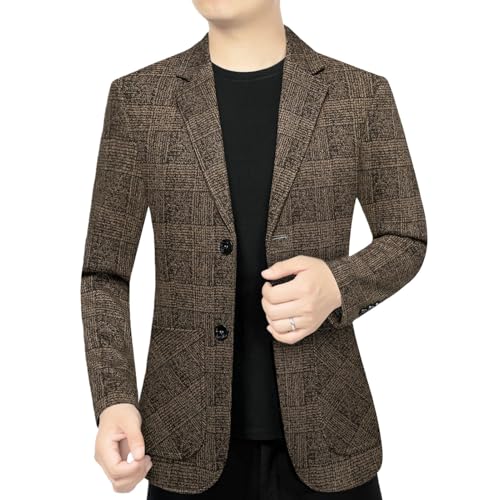 Blazer coupe ajustée homme veste fine classique de mi saison confortable