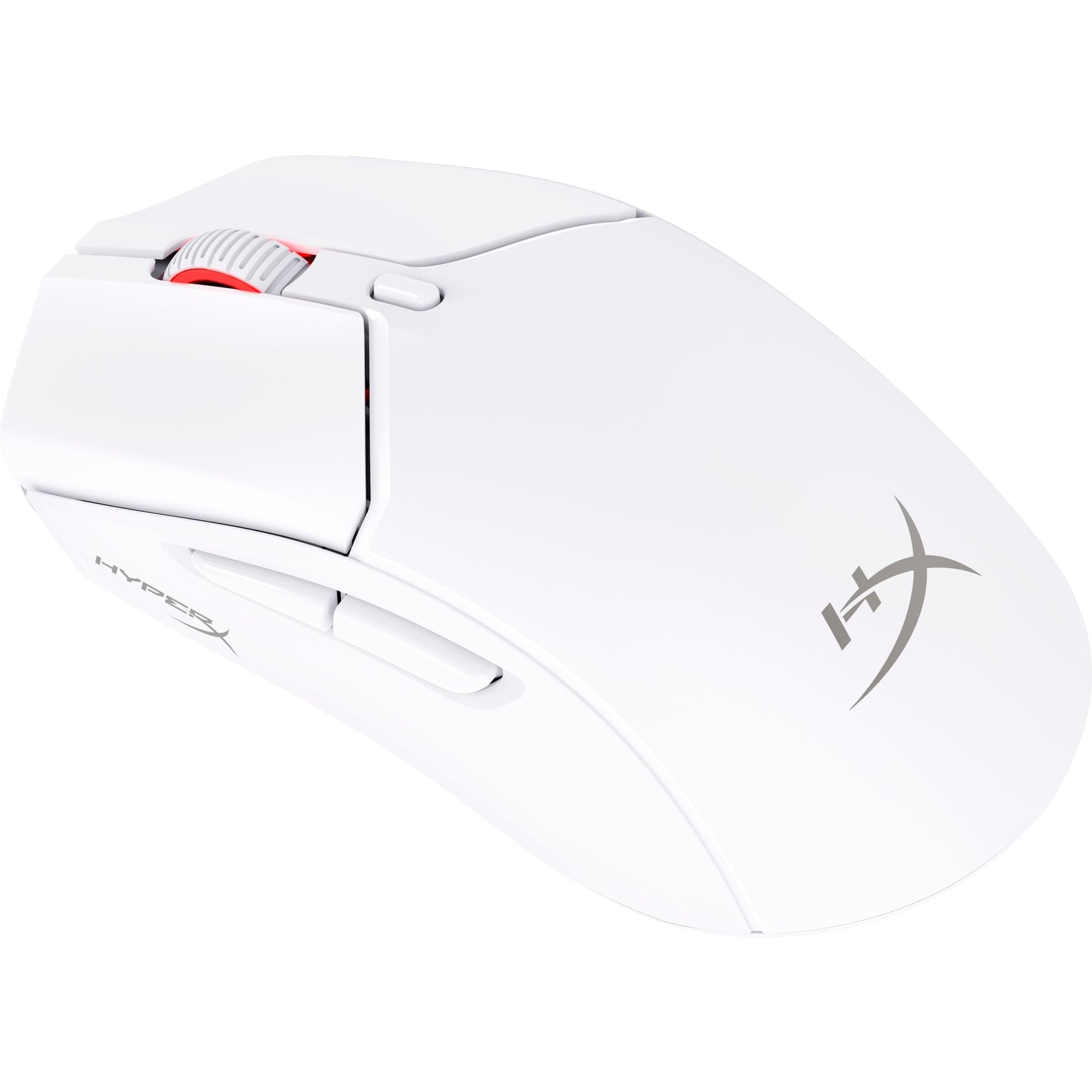 mouse wireless gaming hasta hyperx con connessione 2.4ghz e bluetooth, illuminazione rgb, 6 tasti programmati e resistenza fino a 100 milioni di click