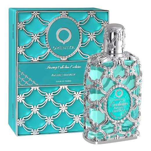 Perfume Árabe Azure Fantasy Extrait Edp Unissex Original, Fragrância Orien Azul Importado, Eau de Parfum 80ml