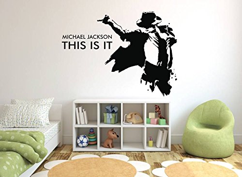 Extra Edge Extra Large Unforgetable Michael Jacko Sticker (Pack of 1)