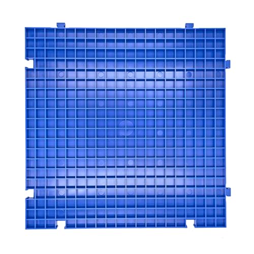 stained glass cutting mat solid bottom plastic grid blue 1 pack