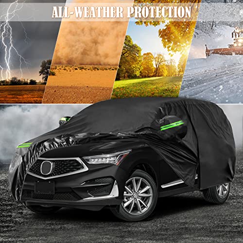 Image of Waterproof Car Cover Compatible with Acura RDX Base 2013-2025, Technology, Advance, A-Spec, A-Spec Advance and PMC Edition for Snow Rain Dust Hail Protection