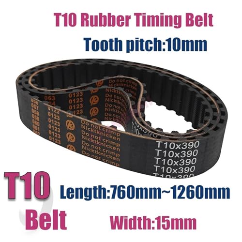 Courroie de distribution T10 de 15mm pour transmission synchrone industrielle - 5