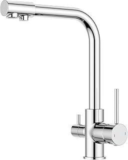 FORIOUS 3 in1 Kitchen Mixer Tap with Drinking...,