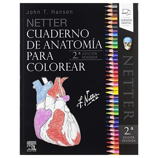 Netter Cuaderno de anatomía para colorear - 2ª Edición