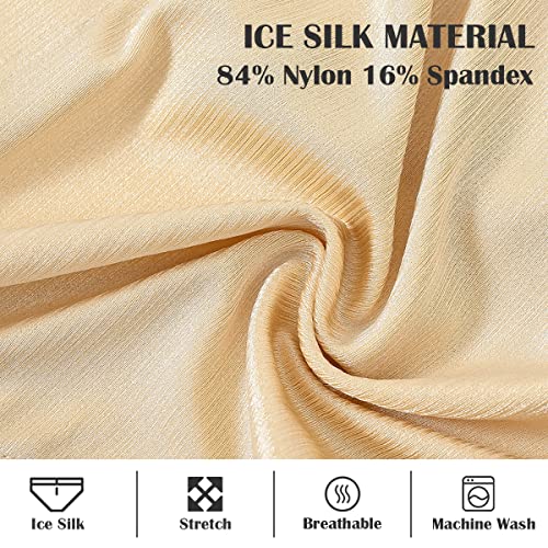 YINYOUYU Mens Briefs Silk Bulge Enhancing Pouch Sexy Low Rise Breathable Stretch Lightweight Underwear4