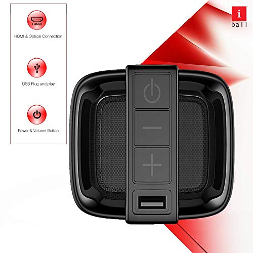 Image of iBall Cinebar 200DD - 120 Watts Dolby Digital Bluetooth Soundbar with Subwoofer
