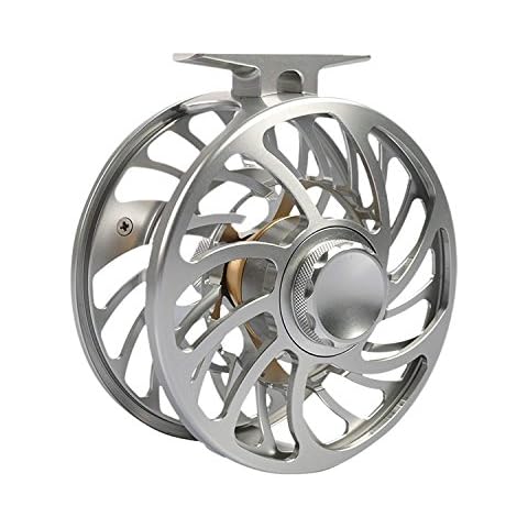 MAXIMUMCATCH VM Waterproof Fly Reel T6061 aluminium Saltwater Sealed Multi-disc Drag Fly Fishing Reel (Gunsmoke, 7/9wt) Cover