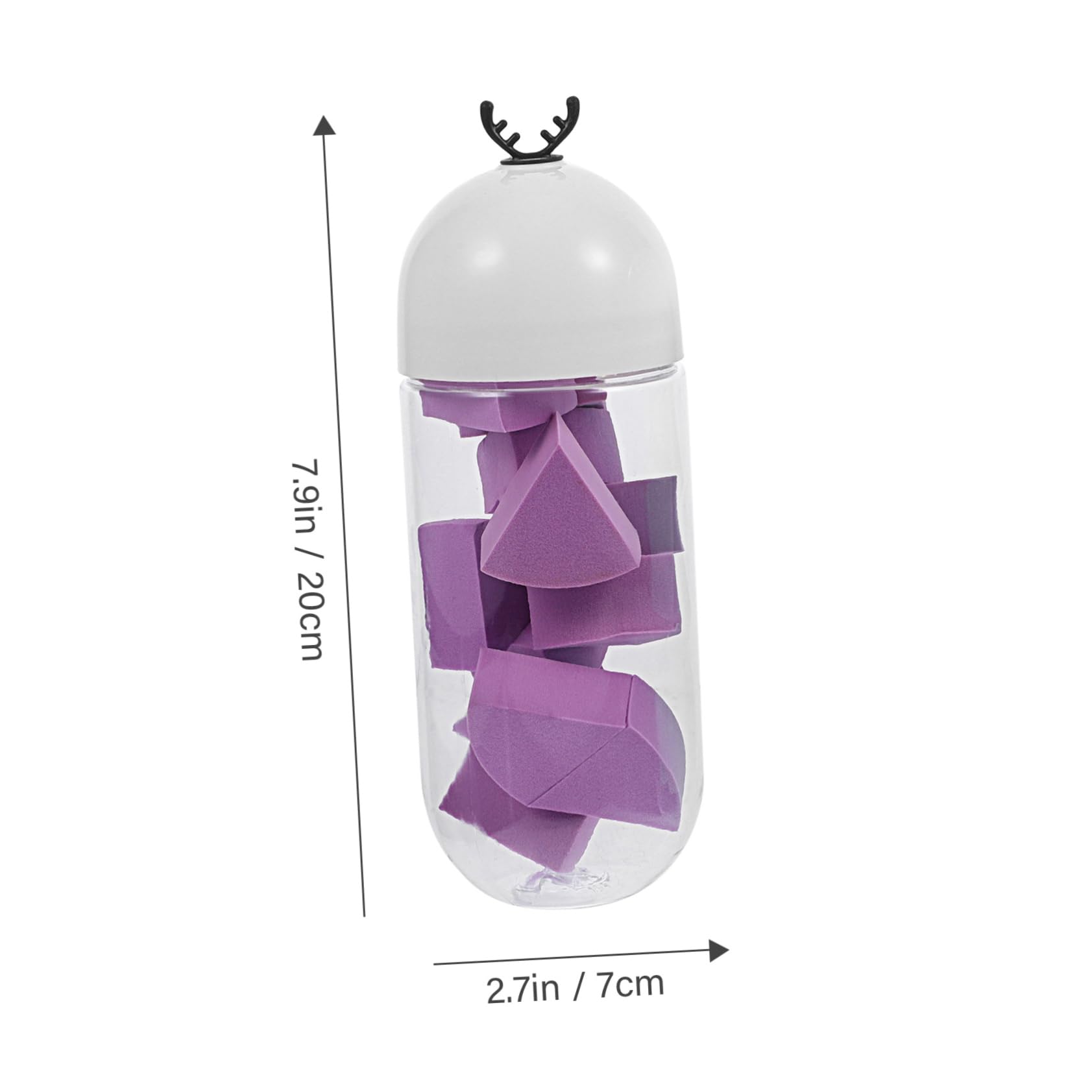 NOLITOY Essential Makeup Tools Fan-shaped Sponges Soft Elastic High-density for Foundation Cream Powder Concealer Dry Wet Use