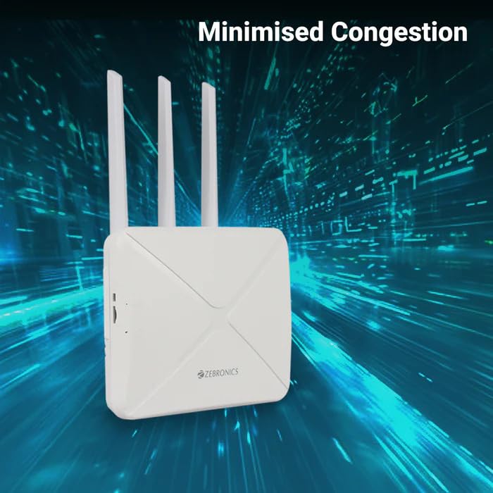 Zebronics ZEB-WR3004G Router minimizing congestion