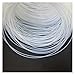 PTFE capillary tube semi transparent 600V High temperature resistance (-70Deg C to 260Deg C) corrosion resistant Industrial tube(1M_ID 0.8XOD 1.2MM)