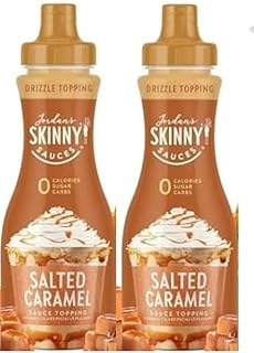Salted Caramel Syrup Sauce for Coffee Sugar-Free Zero Calories (Pack of ...