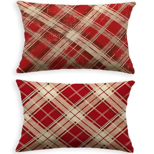 Velours avec fermeture eclair invisible oreiller rouge O-43P - 2