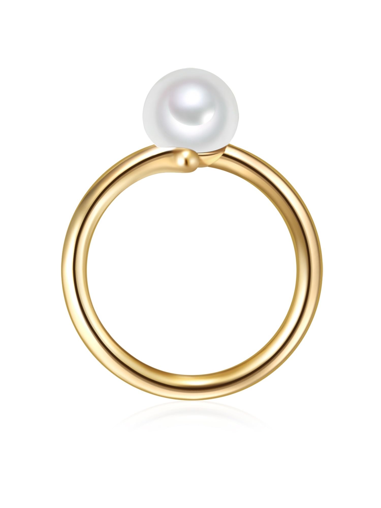 Valero Pearls Anillo de perlas para Mujer Plata de ley 925