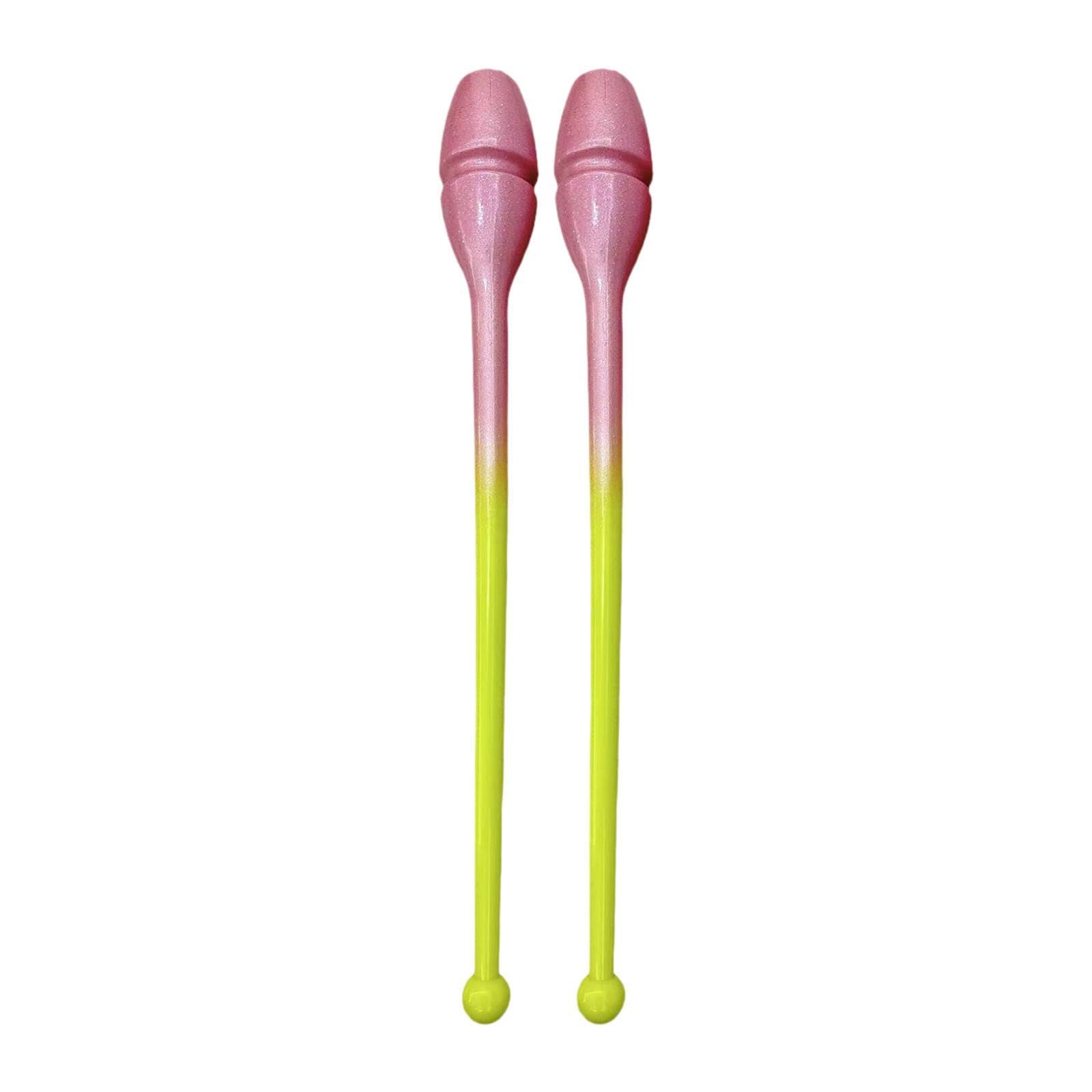 Rhythmic Gymnastics Club Training Tool for Beginners Performance Adults Kids 35CM Pink Yellow|Sporting Goods | Team Sports | Gymnastics | Equipment-image-32