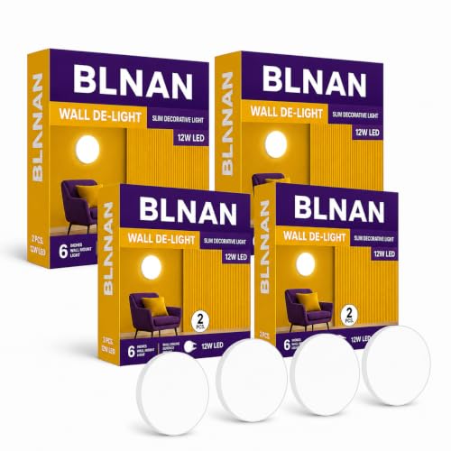 Image of BLNAN Motion Sensor LED Light Sensor Light for Home Indoor with Rechargeable Battery, Wireless Lights for Wall and Cabinet Light for Wardrobe Light Kitchen Cupboard and Hallway Use (White, 4 Pc)