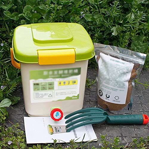 Afvalbakken Compost bin, indoor Compost Bucket Geurloze Compost Emmer voor Keuken Tuin Voedsel Afval met draaghandvat 3 Gallon Gemakkelijk schoon te maken Recycling bin bags - Image 5