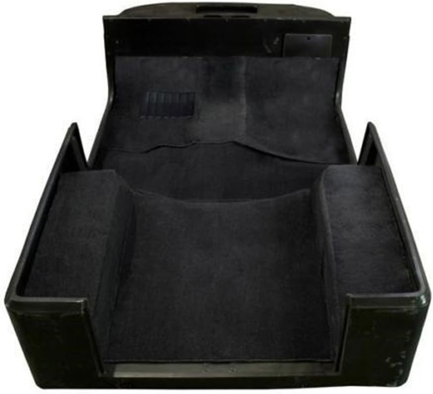 6 Pieces Full Set Carpet Kit Floor Mat Black for Jeep Wrangler TJ 1997-2006
