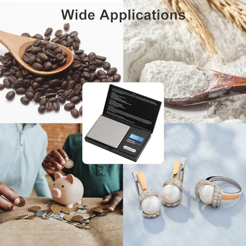 LUVZOOR Bilancia di Precisione, 500g /0.01g