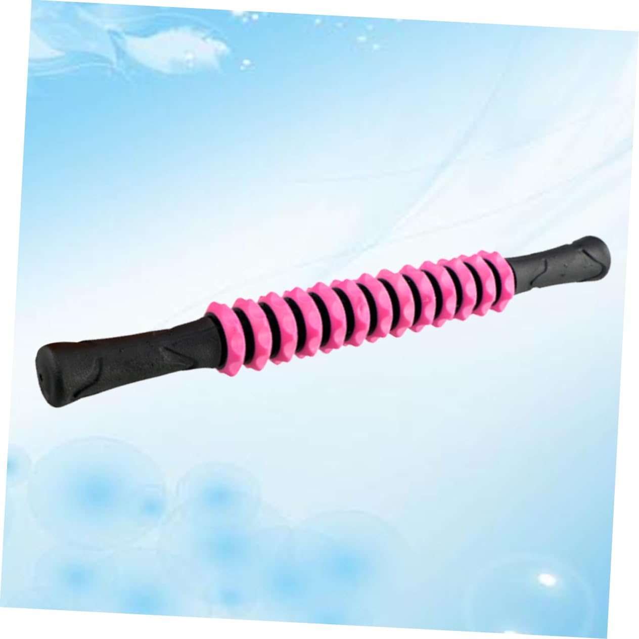 FOMIYES Yoga Relax Rod Wheel Stick Massage Stick Rolling Massager Full Body Massager