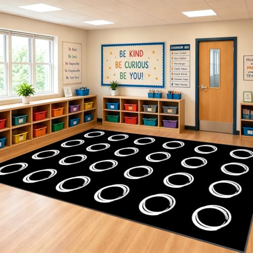 Large Classroom Rug 13 x 77 (24 Seats) for Preschool & Elementary