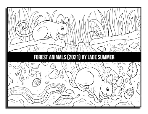 Forest Animals: An Adult Coloring Book with 50 Adorable Images of Woodland Creatures, Beautiful Flowers, Nature Scenes, and More! - Image 31