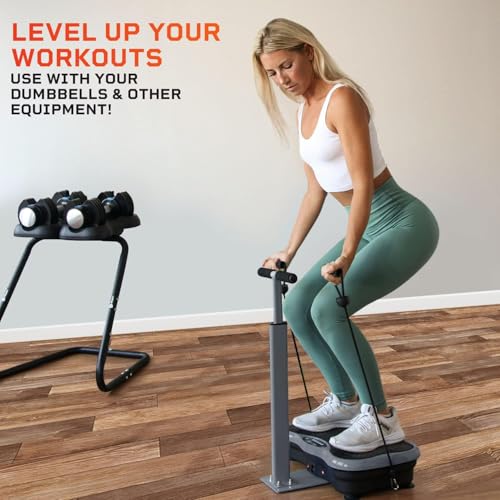 LifePro Vibration Plate Exercise Machine for Beginners & Recovery: Full Body Vibration Platform for Lymphatic Drainage