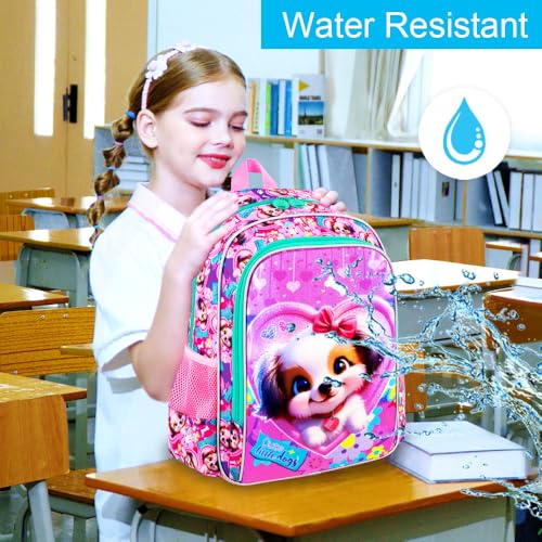 Image of 16 inch Backpack for Girls Boys 4-8, 3Pcs Kids Bookbag Set with Lunch Box, School Bag for Preschool Kindergarten