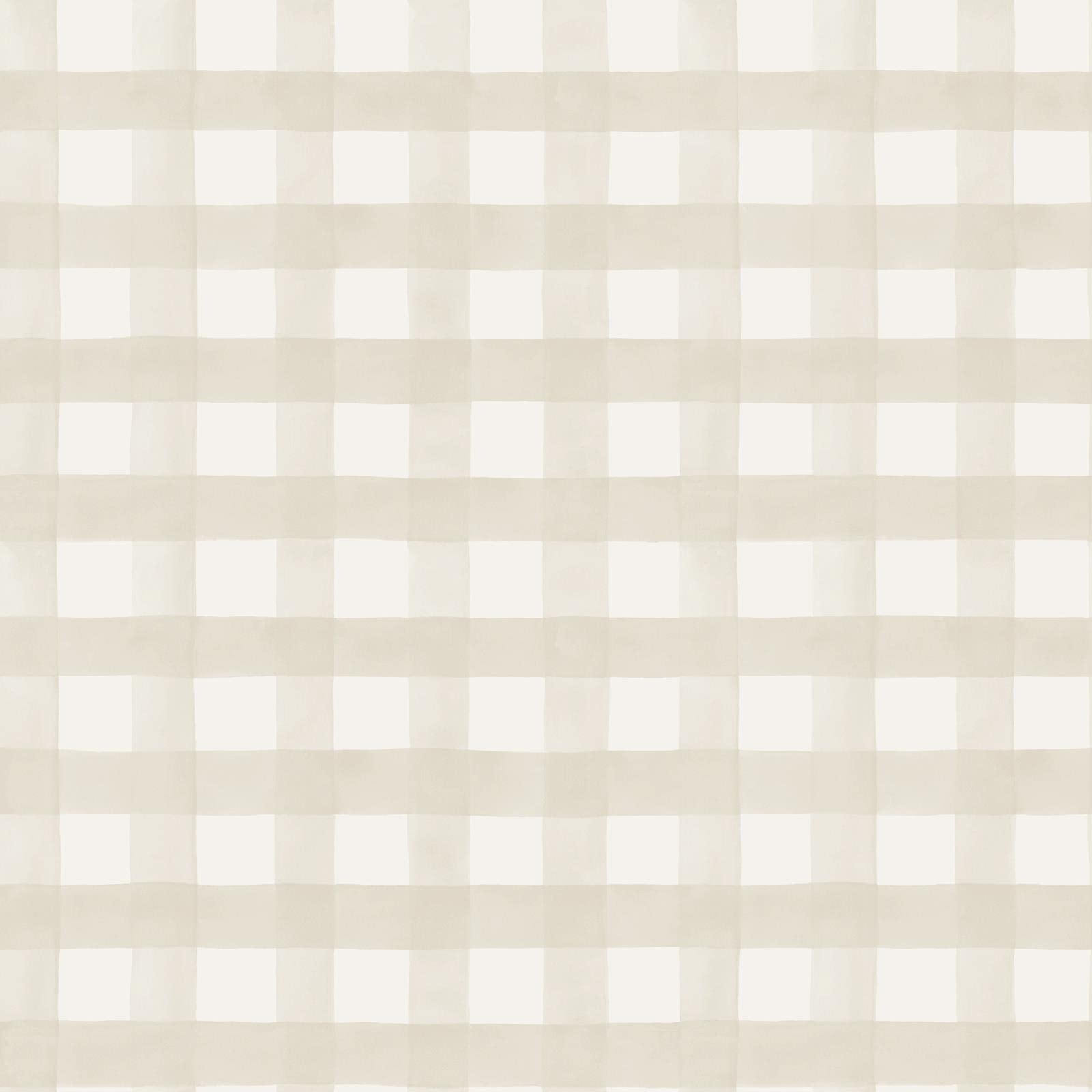 Holden Décor Holden Decor Watercolour Gingham Beige Wallpaper