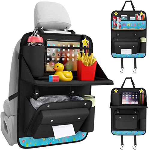 Cabilock 2x Auto Klapptisch Für Rücksitz - ABS Tablett Mit Ablagefach