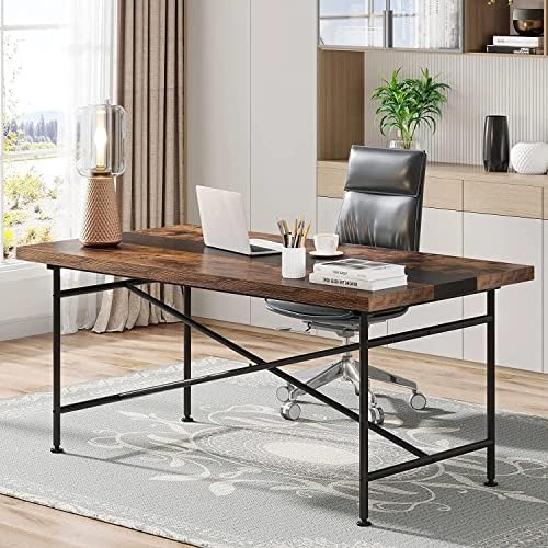 Takavo Large Computer Table | Long Office Table for Office Work Table ...