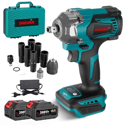 ONEVAN インパクトレンチ 18v 充電式 電動インパクトレンチ 18vマキタ...