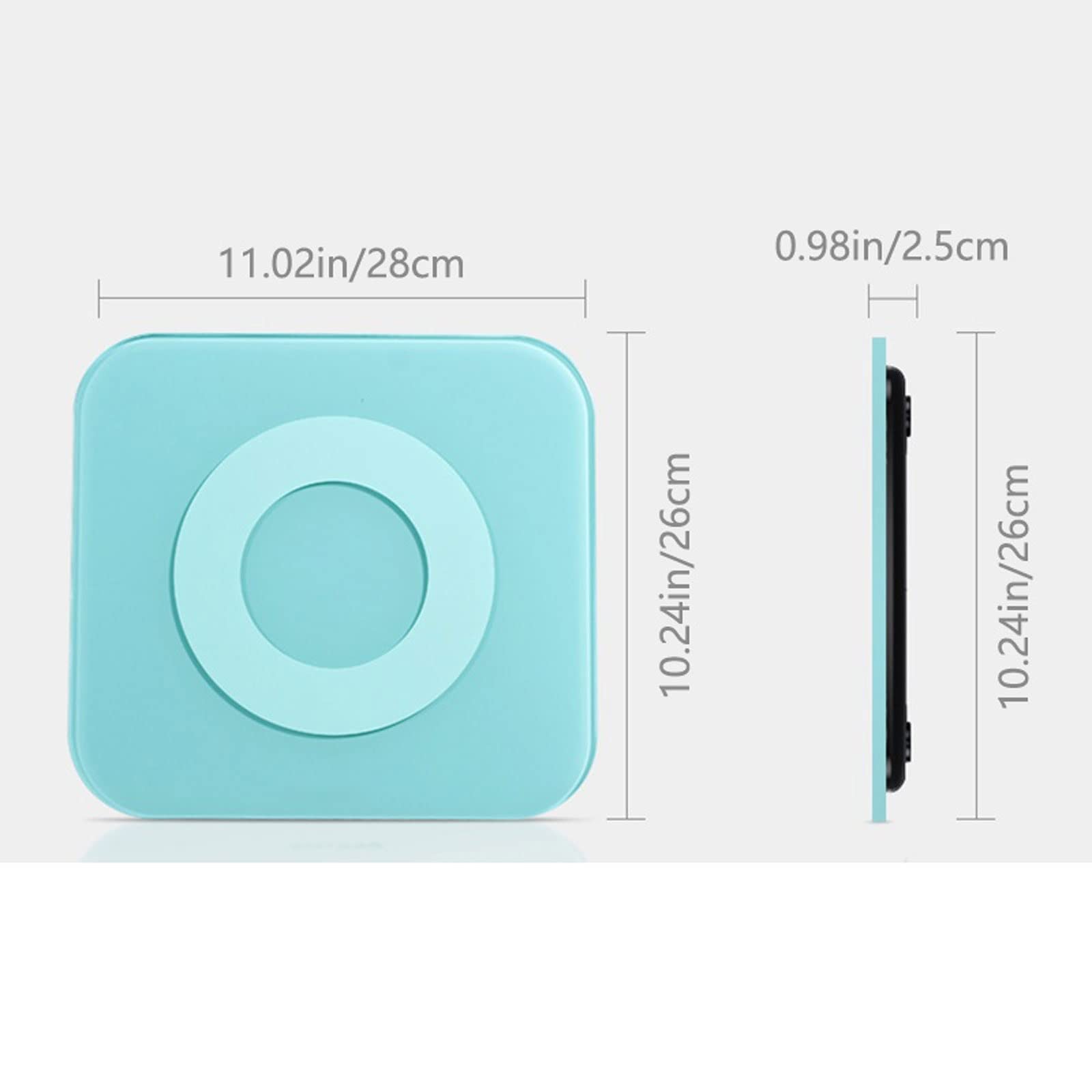 JINGYAN Básculas digitales Household Small Electronic Green Weight Scale Student Dormitory Health Weighing Adult Body Bedroom Living Room(Rechargeable)