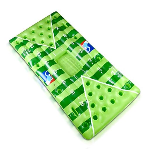 Outer Trails Inflatable Beer Pong Table and Pool Float with WiFi Speaker, 4 Glow Balls, and Detachable Cooler Cover