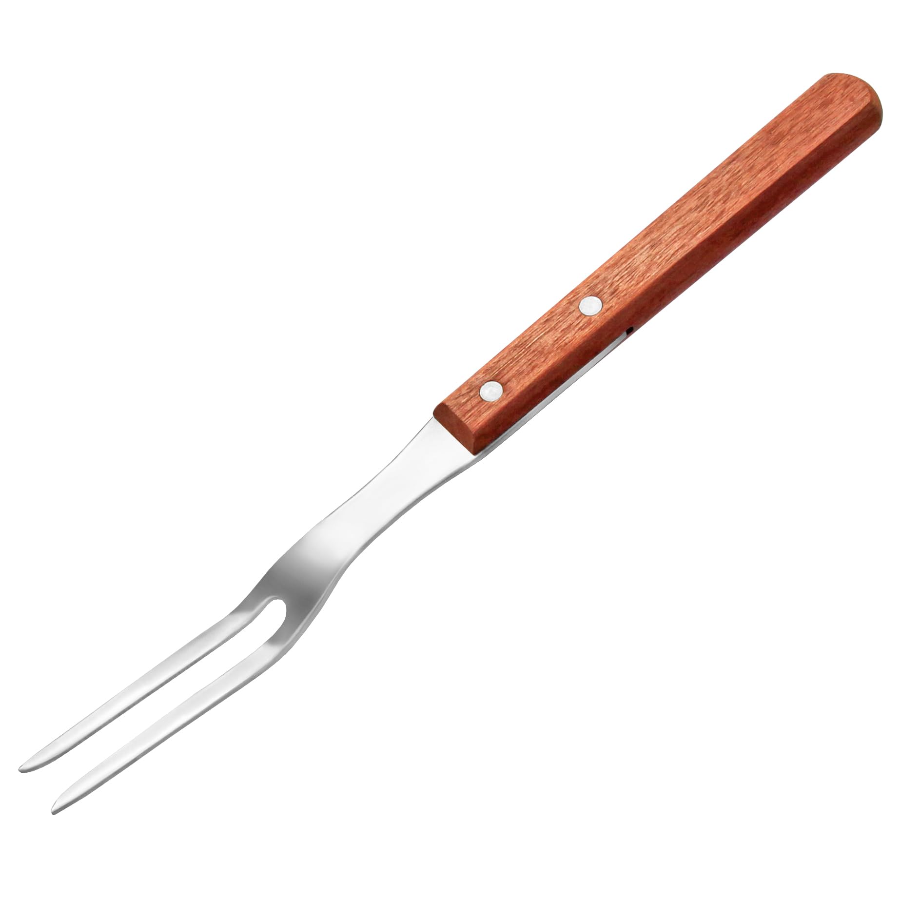 New Star Foodservice 38224 Holz Griff Grill Gabel, 33 cm