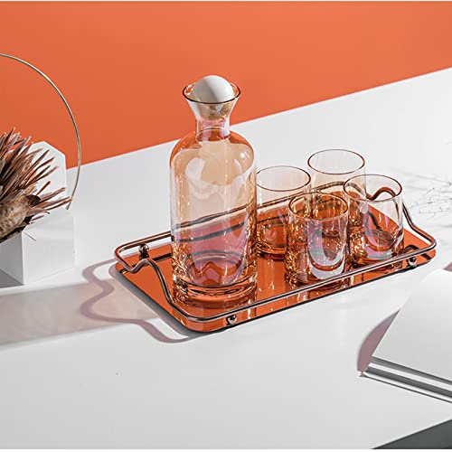 Set de jarra y vasos de vidrio resistente al calor 1.2L miniatura 5