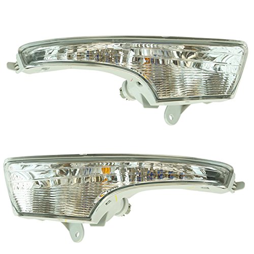 TRQ Side Marker Light Set NI2530118 NI2531118 Compatible with 2013-2018 Nissan Altima