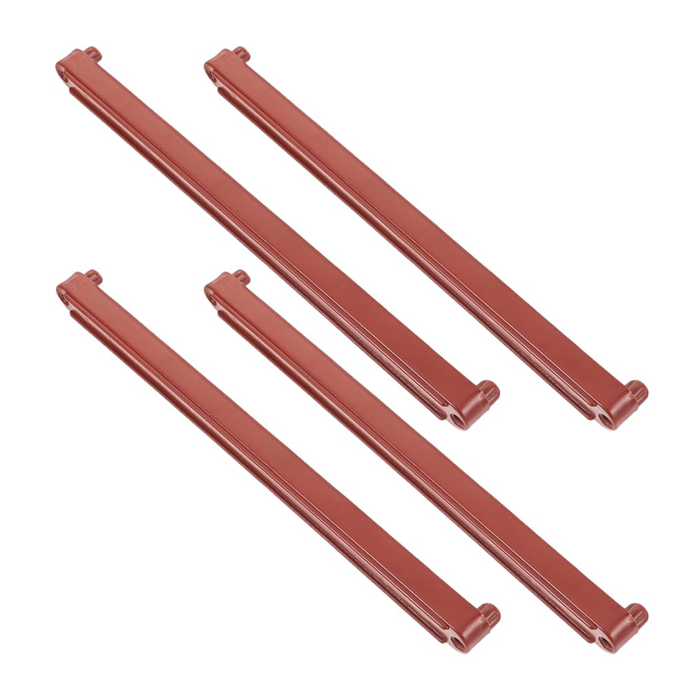 Drawer Runners Drawer Track Slides Side Mount 235mm Rails Replacement Parts Glides and Guide Under for Drawer(Brown)