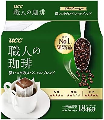 UCC craftsman of coffee medium_roast Ground drip coffee deep richness of the special blend 18P