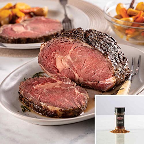 Omaha Steaks 3.5 lbs. Fully Cooked Prime Rib Roast + Seasoning (Fully Cooked Prime Rib Roast and Omaha Steaks Seasoning)