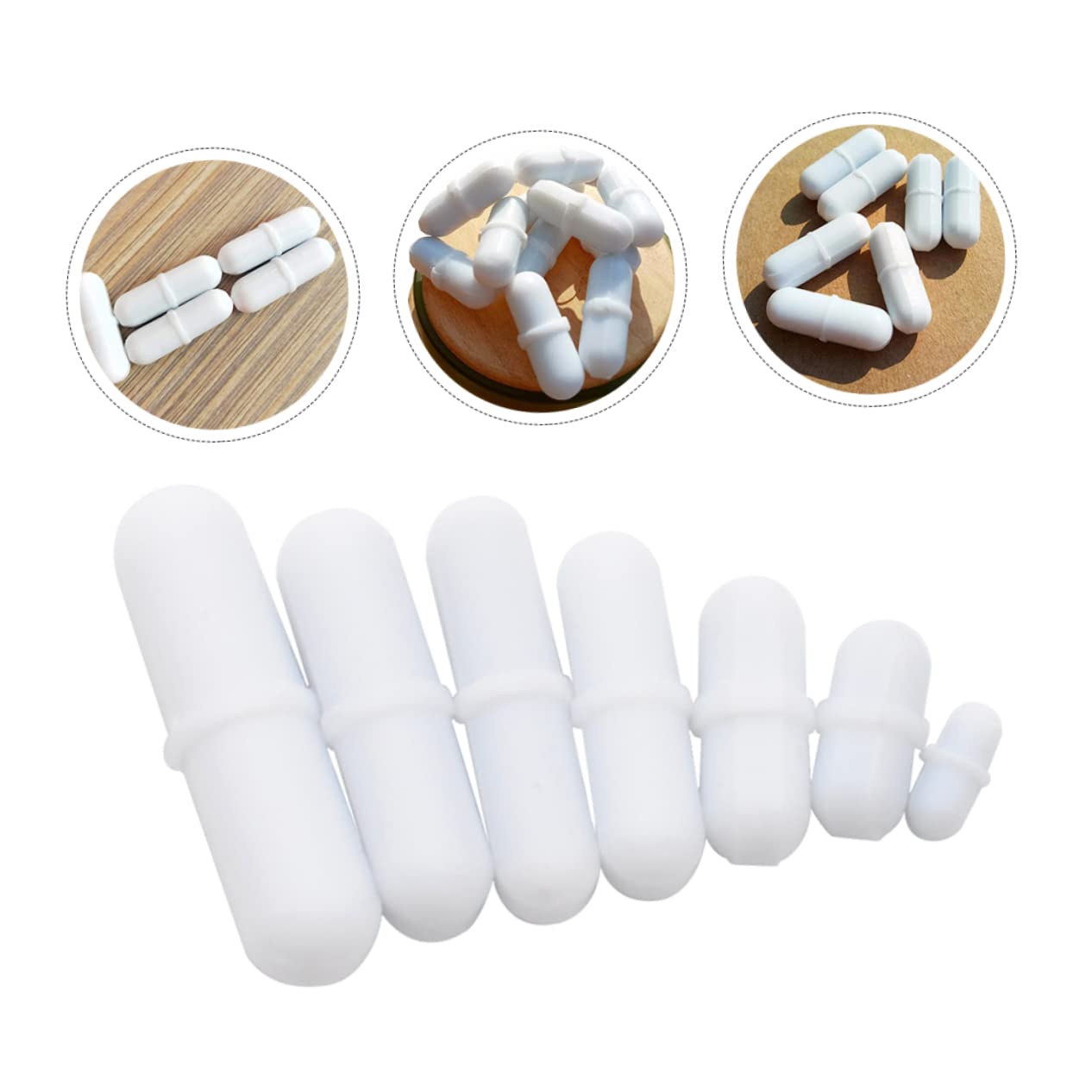 ULTECHNOVO 21stücke Teiliges Ptfe Magnetische Rührstäbe Hochwertige Rührstäbe Für Chemische Und Biologische Anwendungen Für Labore Und Heimanwender