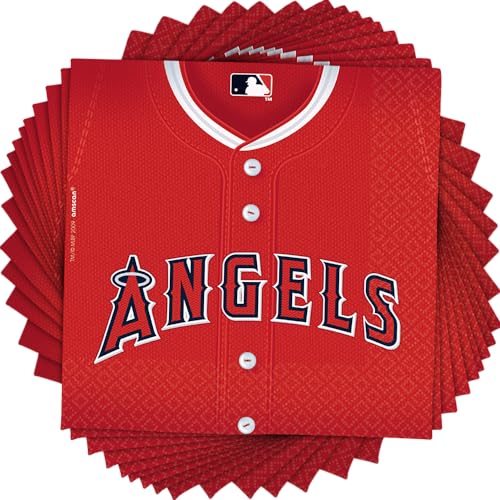Serviettes Los Angeles Angels Amscan 203759 anniversaire enfant
