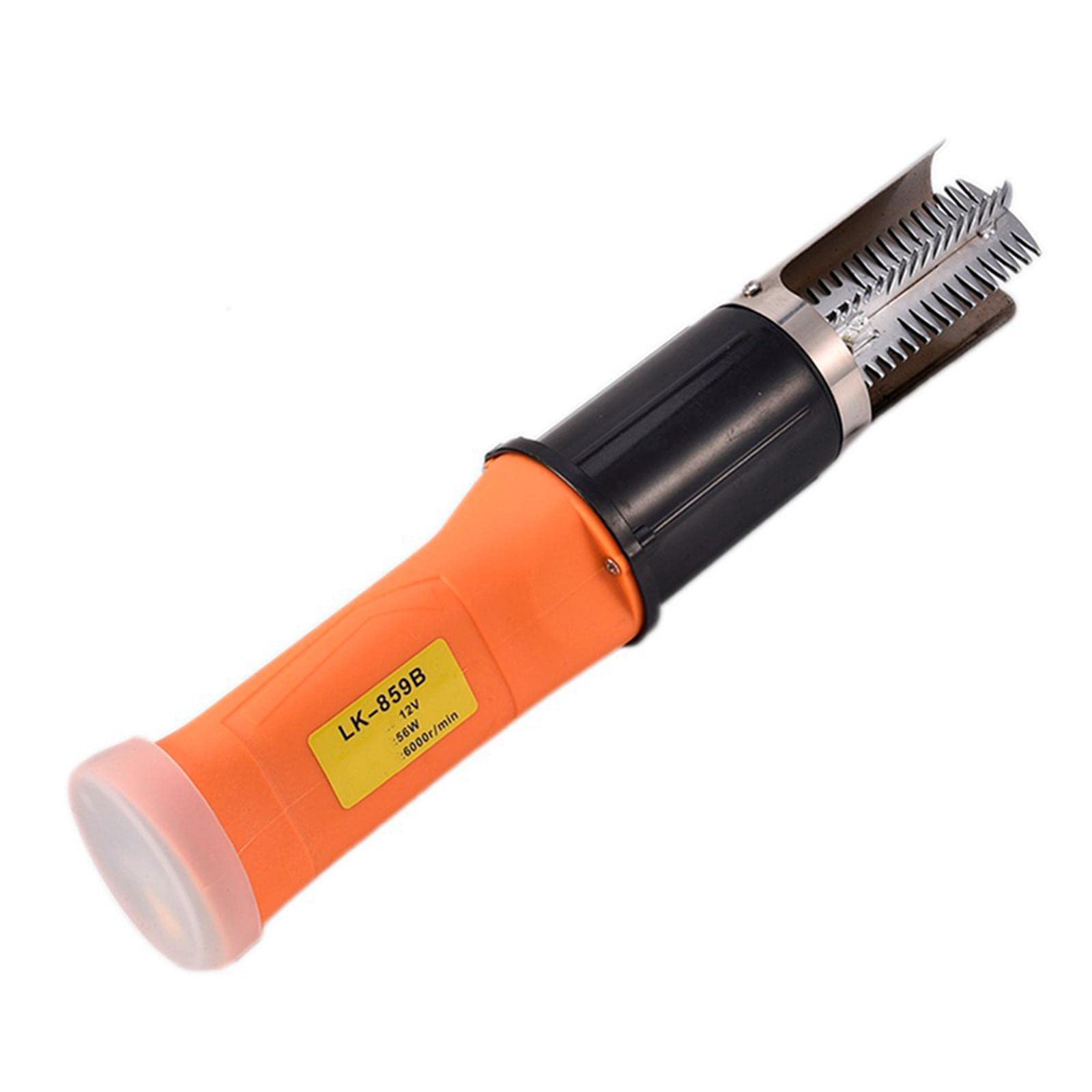 Escalador de Pescado Eléctrico Herramienta Descamadora Limpiador con Material Resistente Mango Ergonómico Y Motor Potente para de Verduras Re, Cabezal de Hoja de 4 Caras, Individual