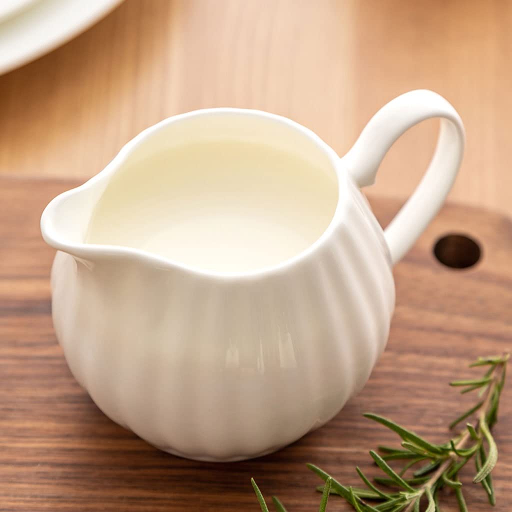 Petit Pot à Lait en céramique, Tasse à Bec, Tasse à café, Petit réservoir de Lait, pichet à Lait, Tasse à Lait en Porcelaine gravée, ustensiles à café, pichet à Sauce
