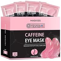 Augenpads(23 Paar), Koffein Augenmasken gegen Augenringe, geschwollene Augen und Tränensäcke, Kollagen Augenklappen gegen Falten und Schwellungen, Hautpflege Geschenk,Under Eye Gel Patches