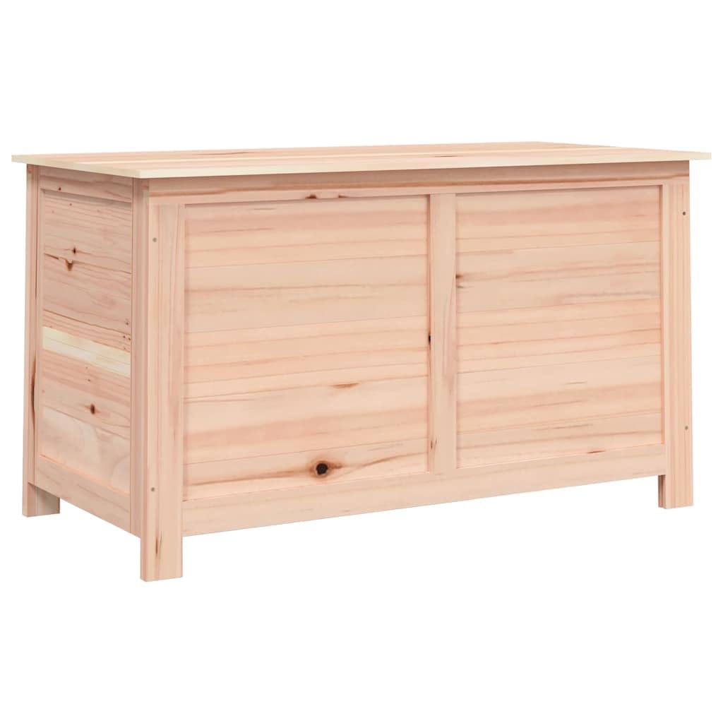 Scatola per cuscini in legno massello di abete per terrazza, per riporre cuscini, coperte e giocattoli, robusta scatola per esterni con molto spazio